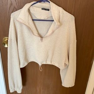 Long sleeve crop